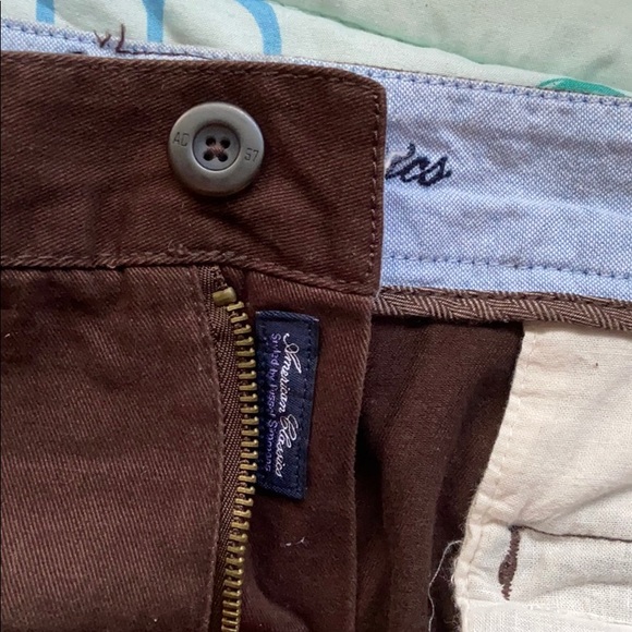 Men brown slacks - Picture 3 of 5